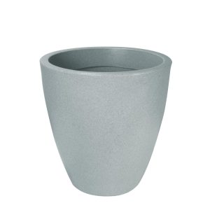 Smooth square flower pot