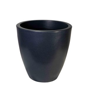 Smooth square flower pot