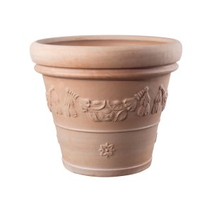 Festooned Terracotta Pot